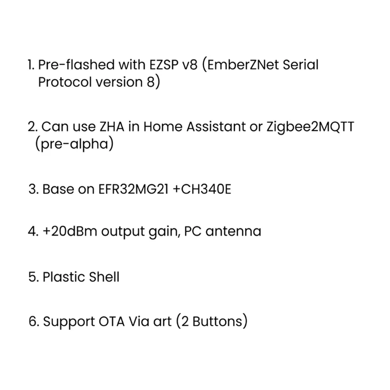 GZMO ZigBee 3.0 Silicon Labs Mini EFR32MG21 Универсальный шлюз с открытым концентратором USB-ключ Чип-модуль ZHA NCP OpenHAB
GZMO ZigBee 3.0 Silicon Labs Mini EFR32MG21 Универсальный шлюз с открытым концентратором USB-ключ Чип-модуль ZHA NCP OpenHAB