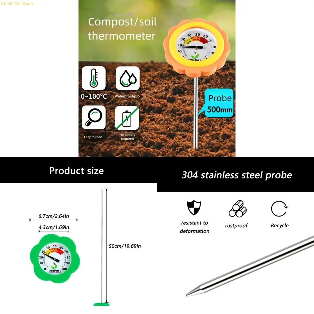 W3JE Multipurpose Soil Temperature Meter for Accurate Read In Different Environment
W3JE Multipurpose Soil Temperature Meter for Accurate Read In Different Environment