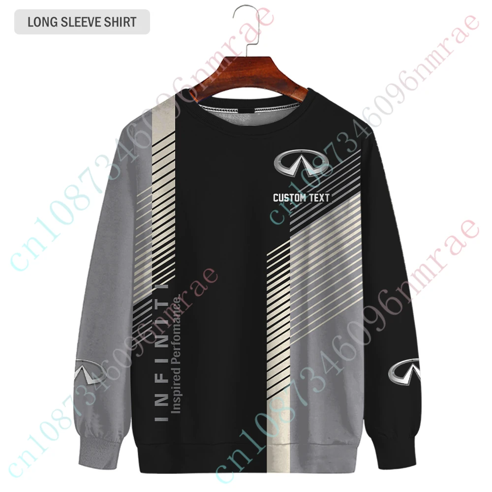 Infiniti Oversized T-shirt Anime Sweatshirt Unisex Clothing Harajuku O Neck Long Sleeve Casual T Shirt For Men Women Custom Logo
Infiniti Oversized T-shirt Anime Sweatshirt Unisex Clothing Harajuku O Neck Long Sleeve Casual T Shirt For Men Women Custom Logo