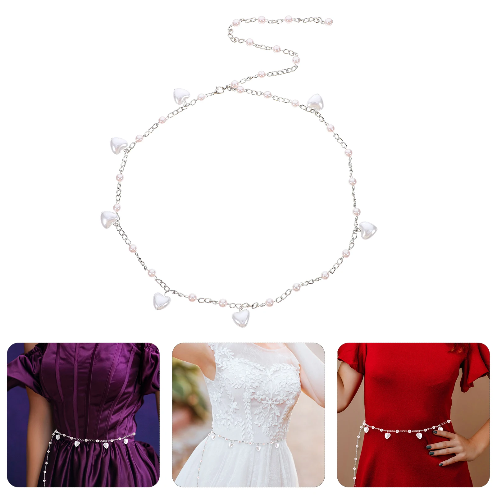 Love Pearl Waist Chain Belly Chains for Women Japanese and Korean Beaded Belt Plastic
Love Pearl Waist Chain Belly Chains for Women Japanese and Korean Beaded Belt Plastic