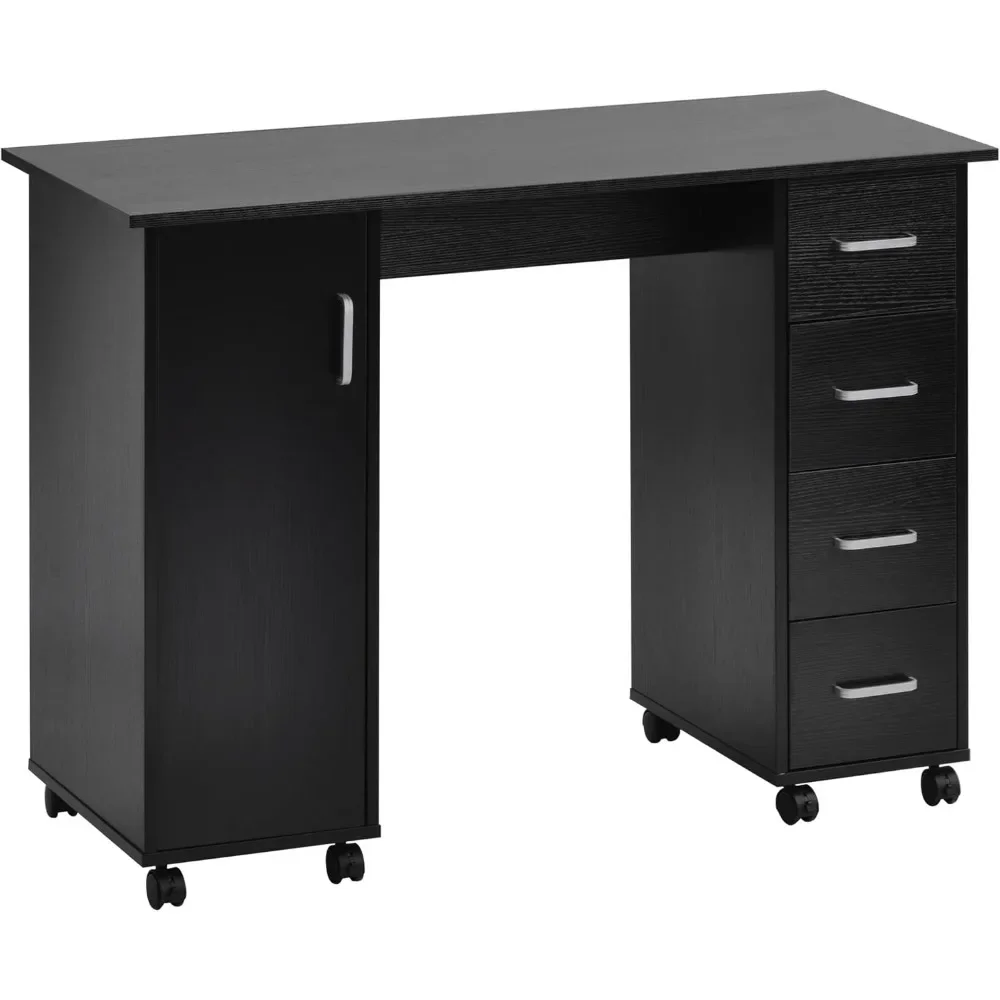 Manicure Table, Nail Table with 4 Drawers, Lockable Wheels, Nails Desk for Nails Tech, Beauty Salon (Black), Nail Desk
Manicure Table, Nail Table with 4 Drawers, Lockable Wheels, Nails Desk for Nails Tech, Beauty Salon (Black), Nail Desk