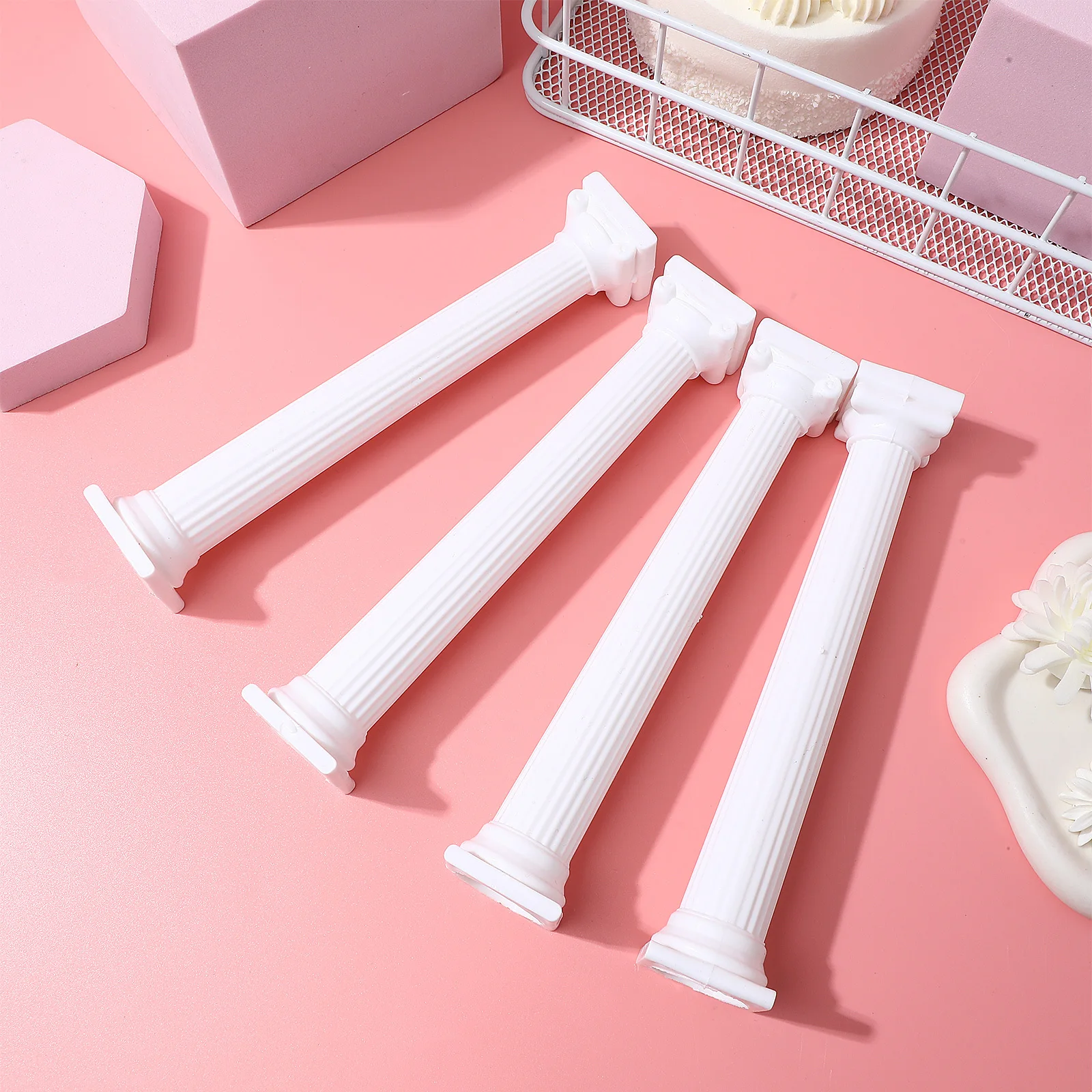 8Pcs Plastic Cake Pillars Support Rods Tiered Cake Stand Wedding Party Dessert Display Desert Table Display Stand
8Pcs Plastic Cake Pillars Support Rods Tiered Cake Stand Wedding Party Dessert Display Desert Table Display Stand