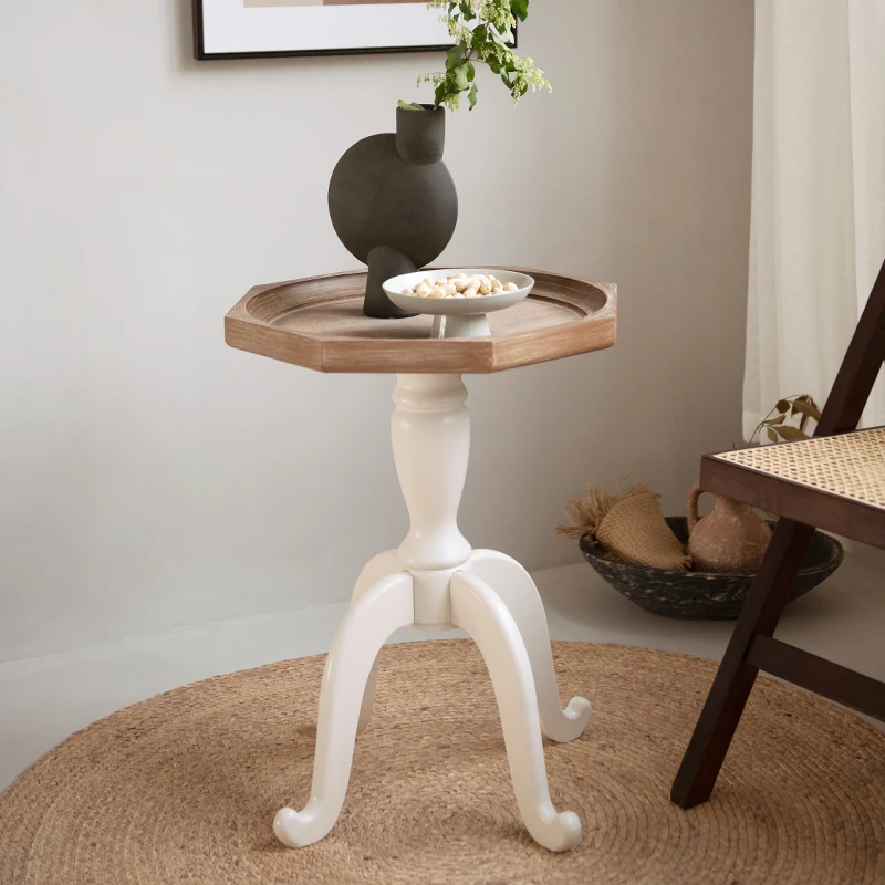 Vintage American Side Table,Solid Wood Sofa End Table with Distressed Finish ,French Farmhouse Bedside Accent Table
Vintage American Side Table,Solid Wood Sofa End Table with Distressed Finish ,French Farmhouse Bedside Accent Table
