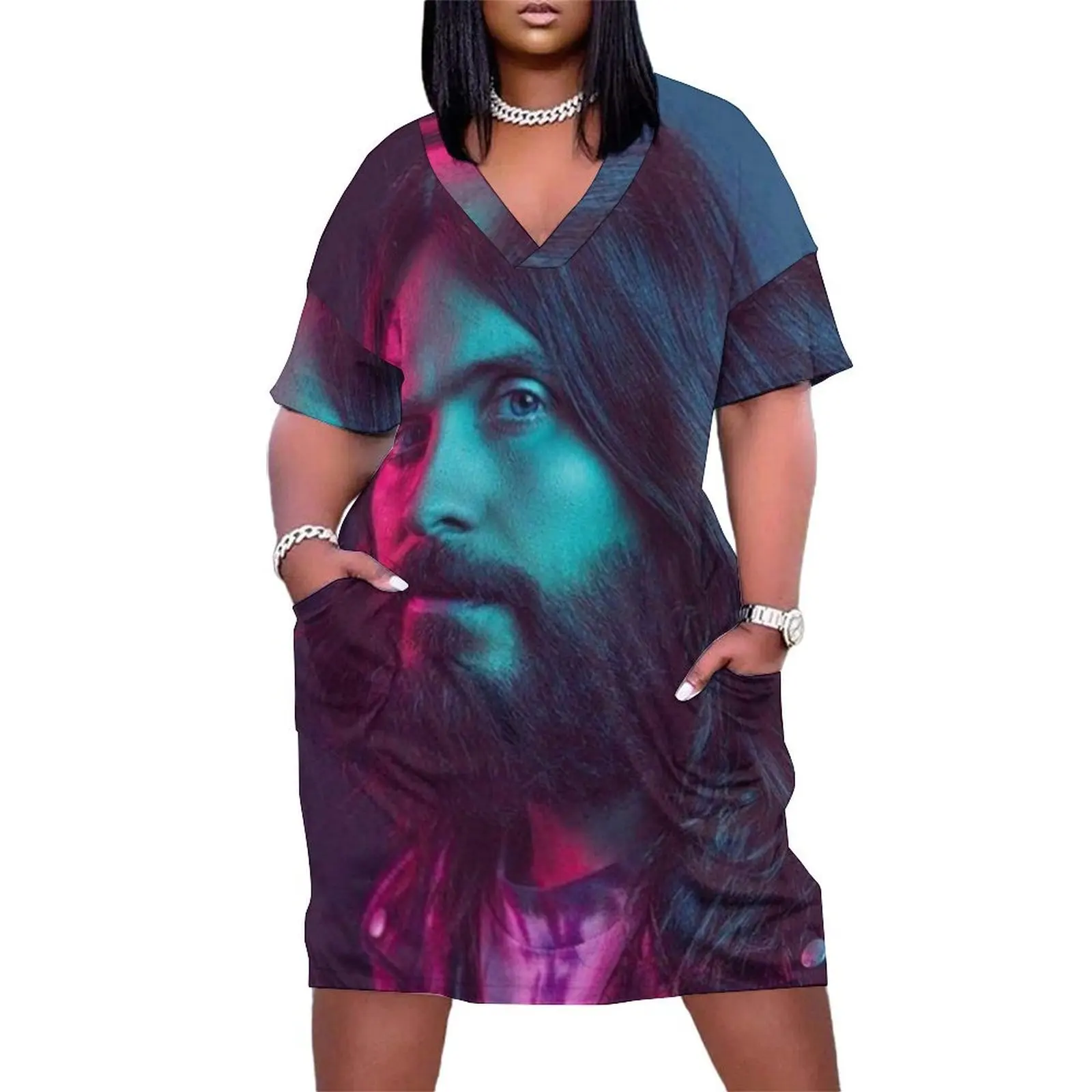 Jared Leto Loose Pocket Dress Women's clothing womens dress Women's summer dress
Jared Leto Loose Pocket Dress Women's clothing womens dress Women's summer dress