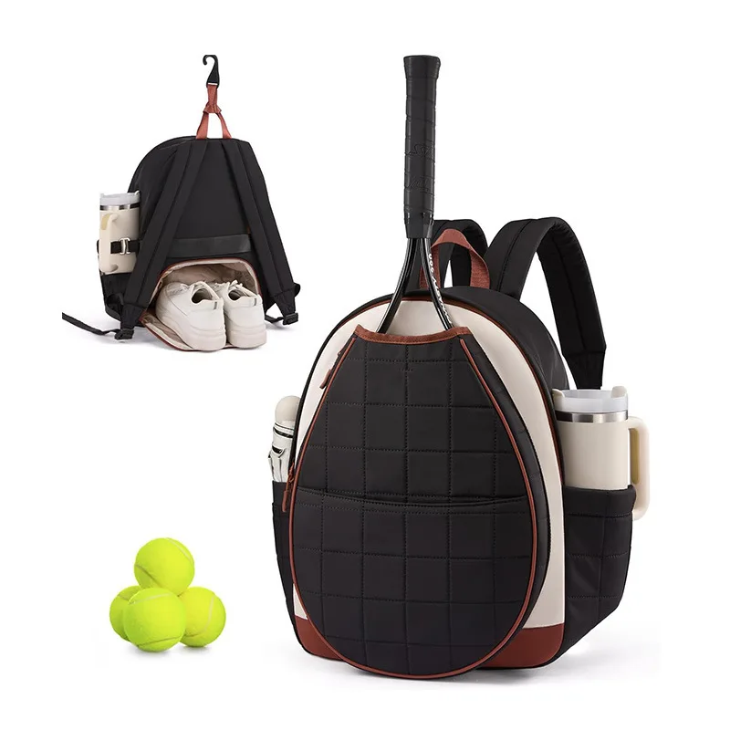 20L Racket Bag for 1-2 Tennis Rackets, Portable Badminton Racket Outdoor Backpack with Separate Shoe Compartment, Luggage Strap
20L Racket Bag for 1-2 Tennis Rackets, Portable Badminton Racket Outdoor Backpack with Separate Shoe Compartment, Luggage Strap