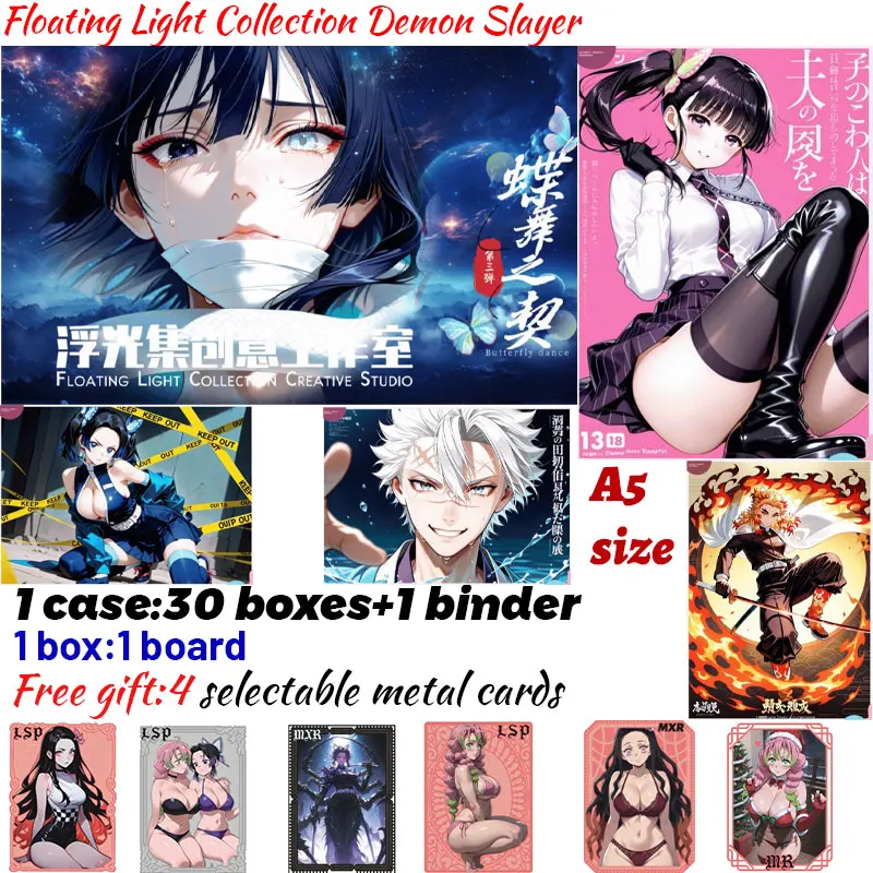 2025 Newest MengHuan WenChuang Demon Slayer A6 Boards Collection Card Goddess Feast Japanese Anime Trading Mitsuri Hobbies Gift
2025 Newest MengHuan WenChuang Demon Slayer A6 Boards Collection Card Goddess Feast Japanese Anime Trading Mitsuri Hobbies Gift