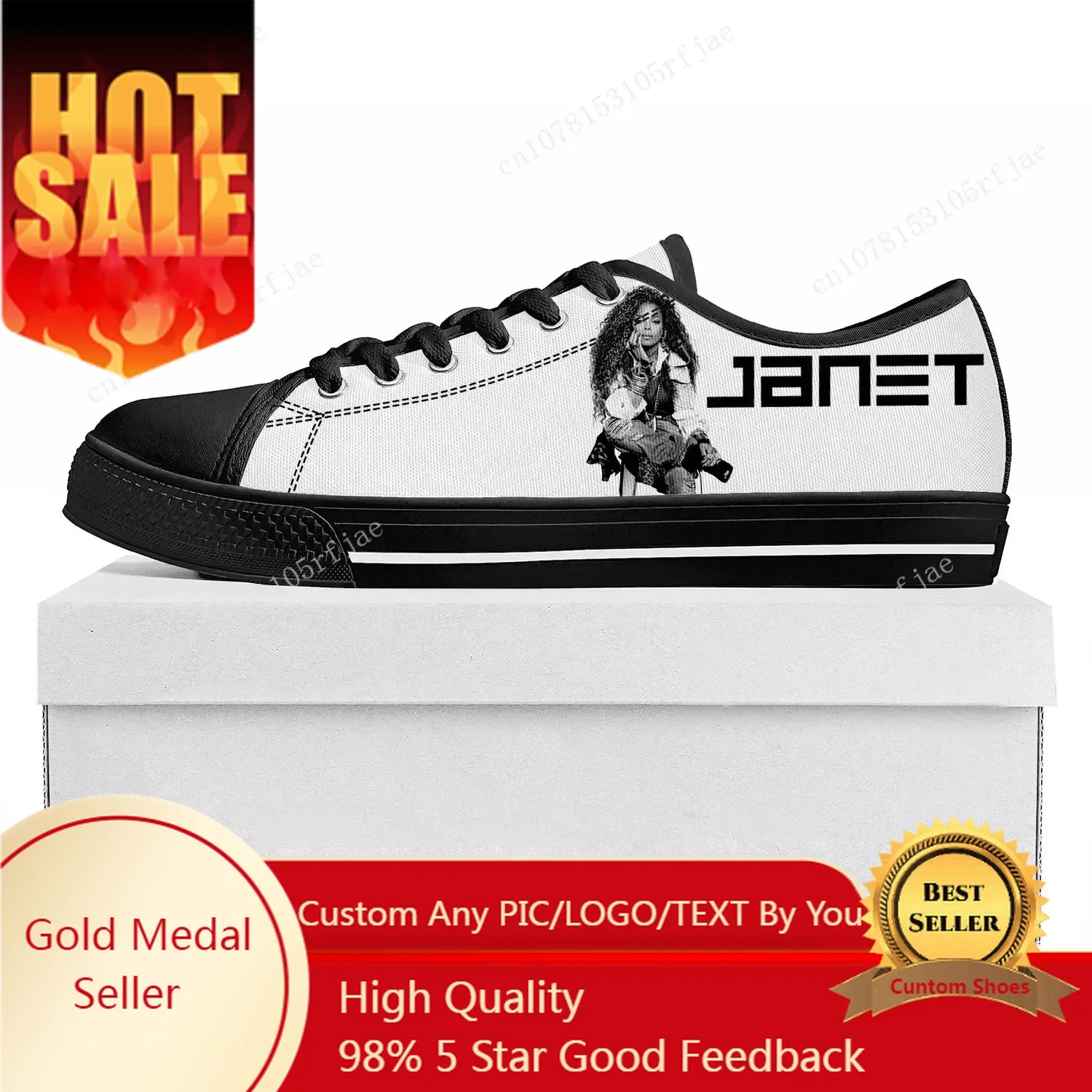Janet Jackson Singer Low Top Sneakers Mens Womens Teenager Canvas Light Sneaker Casual Couple Shoes Custom Shoe
Janet Jackson Singer Low Top Sneakers Mens Womens Teenager Canvas Light Sneaker Casual Couple Shoes Custom Shoe