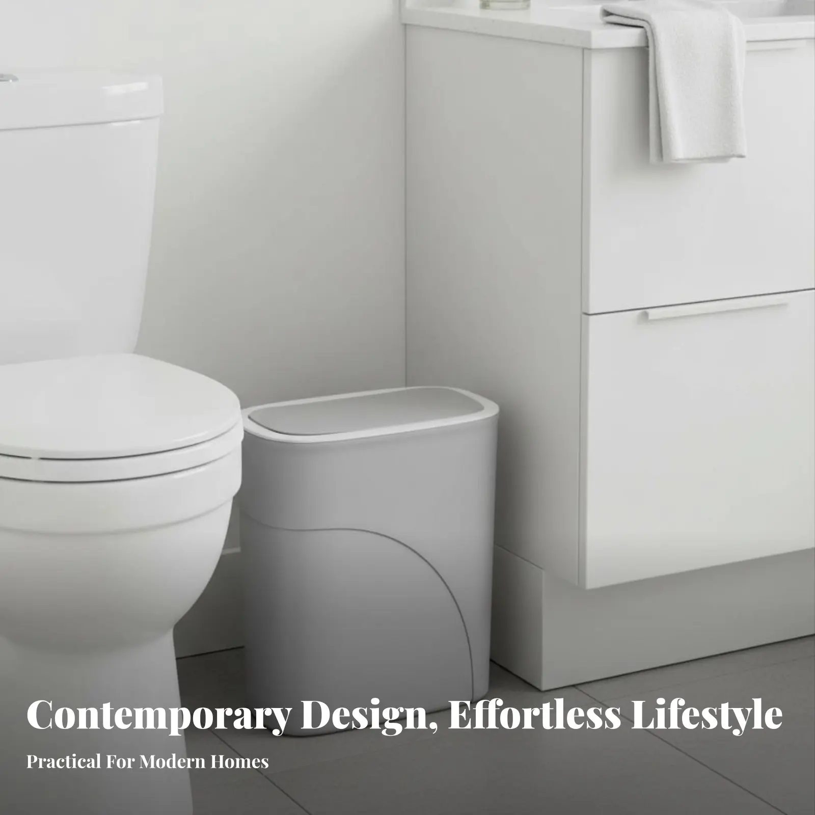Push Button Wastebasket Space Saving Bathroom Trash Can Push Button Waste Bin Modern Design Slim Trash Can with Lid for Kitchen
Push Button Wastebasket Space Saving Bathroom Trash Can Push Button Waste Bin Modern Design Slim Trash Can with Lid for Kitchen