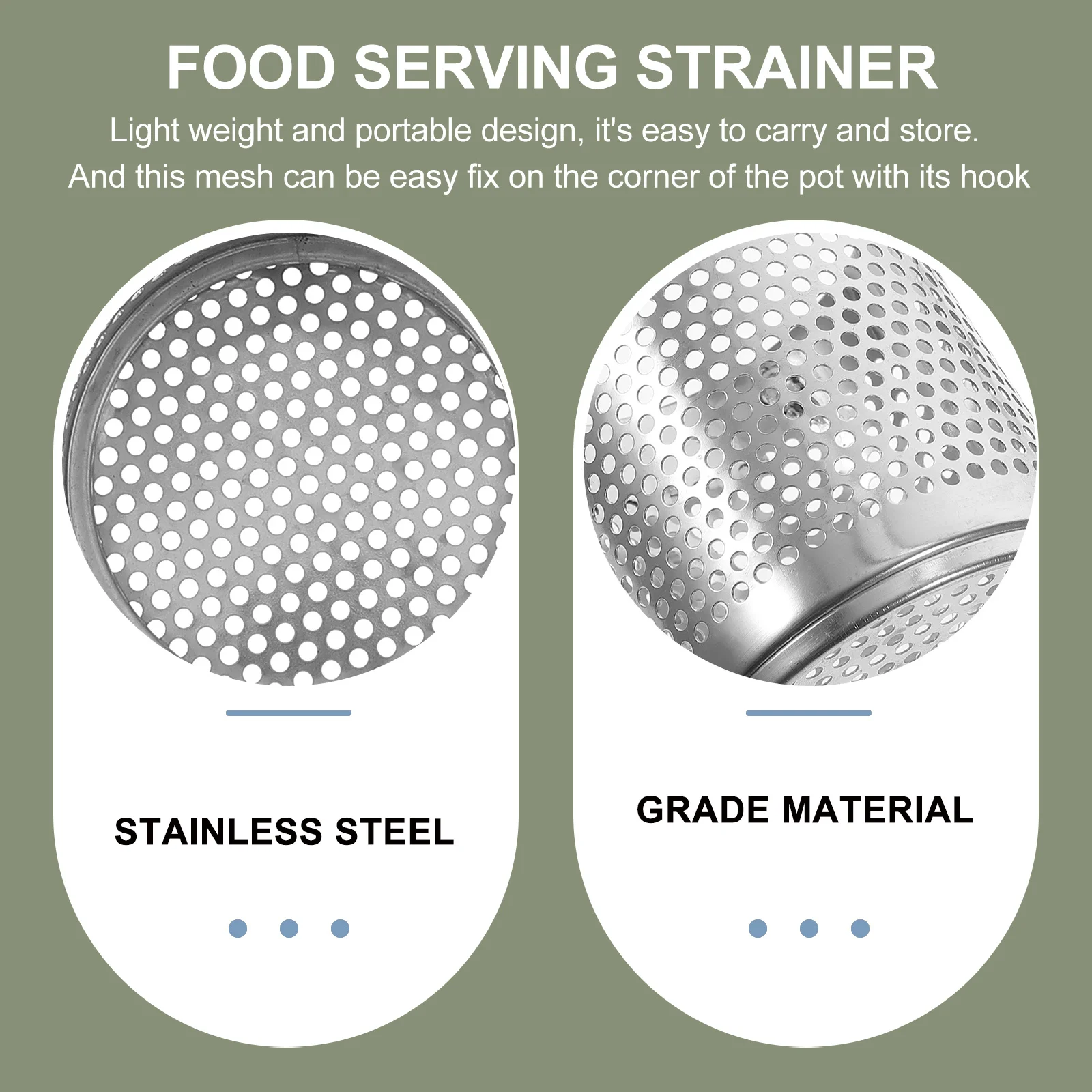 Stainless Steel Hot Pot Colander Large Capacity Mesh Strainer Spoon Kitchen Essentials Pasta Noodle Strainer Basket
Stainless Steel Hot Pot Colander Large Capacity Mesh Strainer Spoon Kitchen Essentials Pasta Noodle Strainer Basket