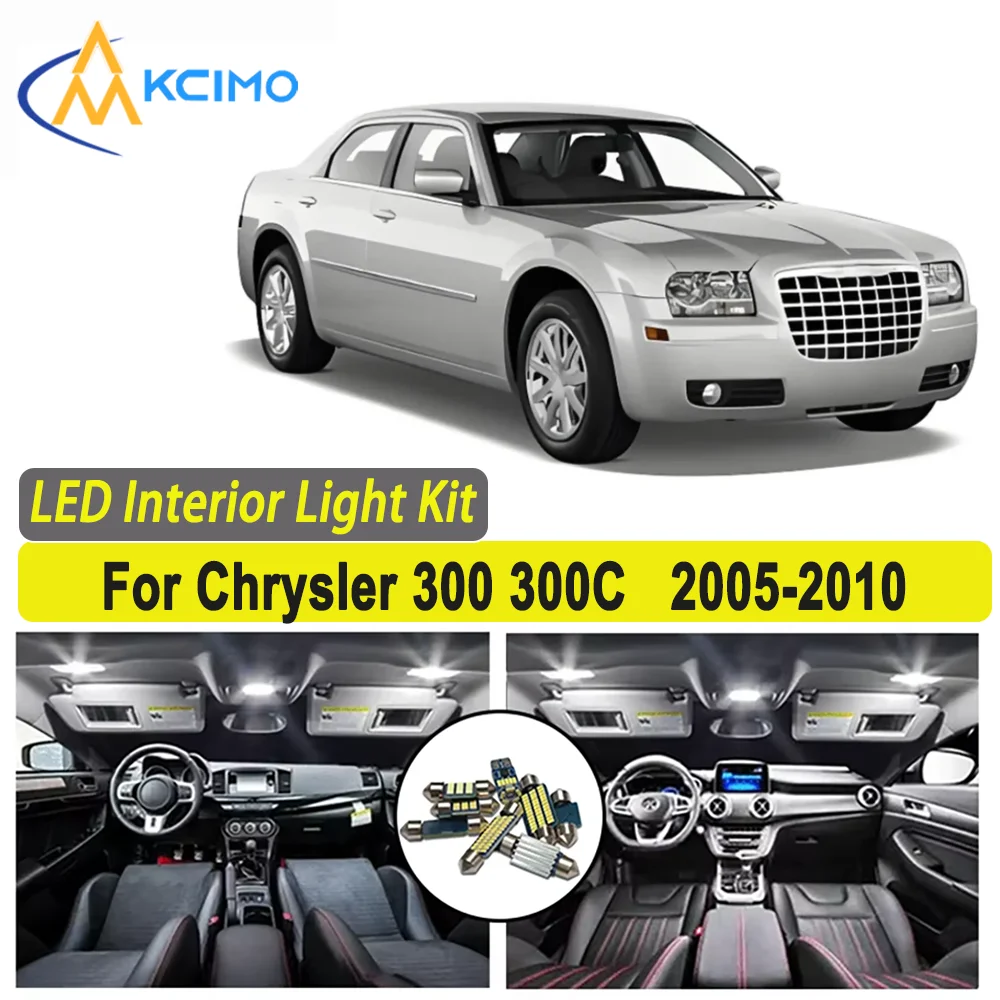 Kcimo LED For Chrysler 300 300C 2005 2006 2007 2008 2009 2010 Premium Bright LED Interior Dome Map Trunk Light Kit Car Led Lamps
Kcimo LED For Chrysler 300 300C 2005 2006 2007 2008 2009 2010 Premium Bright LED Interior Dome Map Trunk Light Kit Car Led Lamps