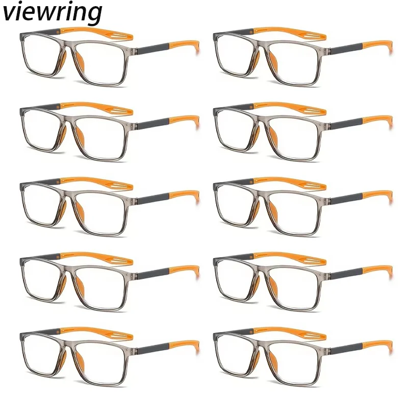 Viewring 5/10Pcs/Set Sports Anti Blue Light Reading Glasses Men Women Ultralight TR90 Presbyopia Eyeglasses +1.0~+4.0
Viewring 5/10Pcs/Set Sports Anti Blue Light Reading Glasses Men Women Ultralight TR90 Presbyopia Eyeglasses +1.0~+4.0