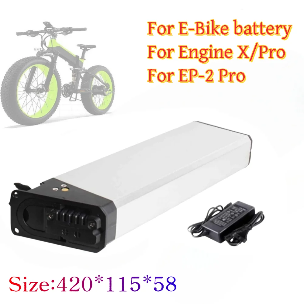 48V/52V 17Ah 15Ah 13Ah 10.5Ah Replacement Battery for New Engwe EP-2 Pro Engine Pro Upgraded Version For MATE X Bike DCH-009.
48V/52V 17Ah 15Ah 13Ah 10.5Ah Replacement Battery for New Engwe EP-2 Pro Engine Pro Upgraded Version For MATE X Bike DCH-009.
