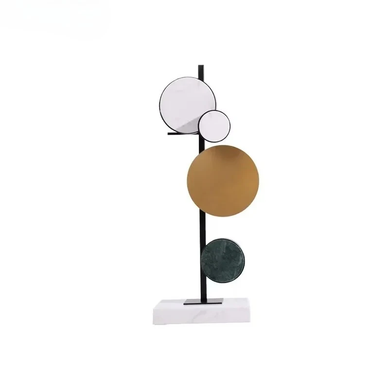 Room Aesthetics Decor Creative Marble Sculpture Metal Circular Artwork Marble Base Ornaments Desk Decoration Abstract Crafts
Room Aesthetics Decor Creative Marble Sculpture Metal Circular Artwork Marble Base Ornaments Desk Decoration Abstract Crafts