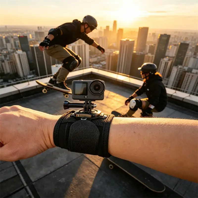 Sports Camera Wrist Strap for 360 ° Rotating Quick Release Design Suitable for GoPro DJI 6th Generation Nano and Other Models
Sports Camera Wrist Strap for 360 ° Rotating Quick Release Design Suitable for GoPro DJI 6th Generation Nano and Other Models