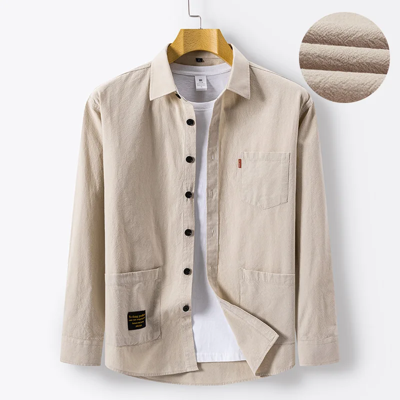 Men's Cotton Long Sleeve Shirt Spring Autumn Casual Button Down Blouse Tops with Multiple pockets Breathable Dress Shirt Jacket
Men's Cotton Long Sleeve Shirt Spring Autumn Casual Button Down Blouse Tops with Multiple pockets Breathable Dress Shirt Jacket