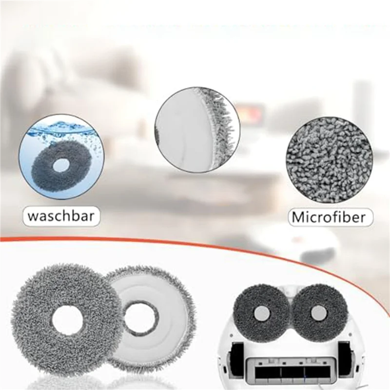 AONEQ-3 Set Dust Bag Mop Cloths For Dreame L10S Ultra L10 Ultra L10 Prime L20 Ultra, 6 Vacuum Cleaner Bags Wet Mop Pads
AONEQ-3 Set Dust Bag Mop Cloths For Dreame L10S Ultra L10 Ultra L10 Prime L20 Ultra, 6 Vacuum Cleaner Bags Wet Mop Pads