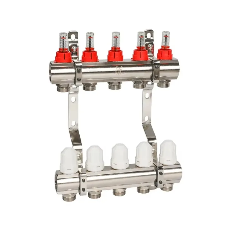HT 100-8022 High Quality HVAC System Brass Water Floor Heating Manifold Underfloor
HT 100-8022 High Quality HVAC System Brass Water Floor Heating Manifold Underfloor