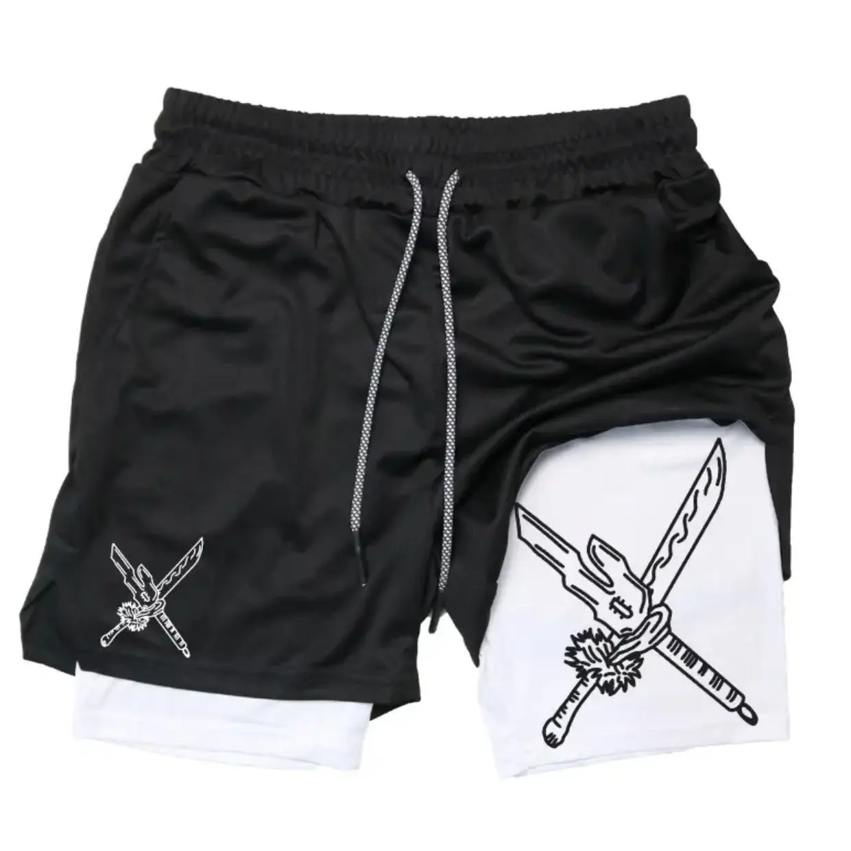 Mens Sports Tight Shorts 2-in-1 Quick-drying Pants Running Sports Fitness Pants Sportswear with Mobile Phone Pocket Men Clothing
Mens Sports Tight Shorts 2-in-1 Quick-drying Pants Running Sports Fitness Pants Sportswear with Mobile Phone Pocket Men Clothing