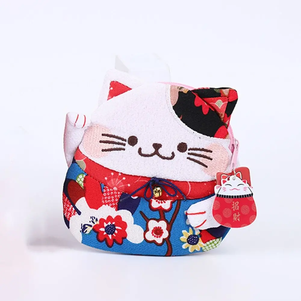 Japanese Style Maneki Neko Coin Purse Zipper Wallets Lucky Cat Clutch Bag Flower Printing Storage Bag Card Holder Men
Japanese Style Maneki Neko Coin Purse Zipper Wallets Lucky Cat Clutch Bag Flower Printing Storage Bag Card Holder Men