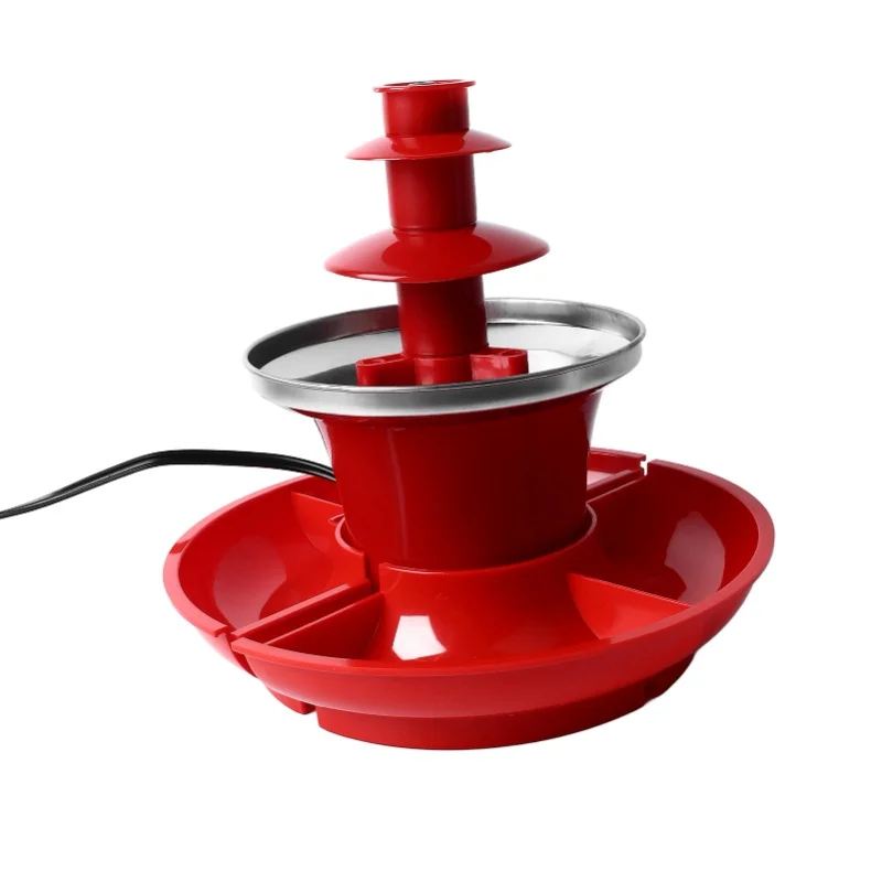 Chocolate Fondue Fountain, Multi-Functional Deluxe 3-Tier Chocolate Fountain, Detachable For Parties, Ideal For Festive Gatheri
Chocolate Fondue Fountain, Multi-Functional Deluxe 3-Tier Chocolate Fountain, Detachable For Parties, Ideal For Festive Gatheri