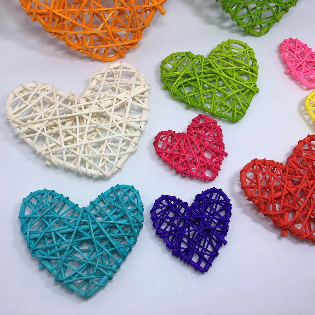10Pcs 13Cm Lovely Rattan Heart Shape Balls DIY Colorful Filler for Vase Nursery Mobiles Bridal Shower Engagement Decor Home
10Pcs 13Cm Lovely Rattan Heart Shape Balls DIY Colorful Filler for Vase Nursery Mobiles Bridal Shower Engagement Decor Home
