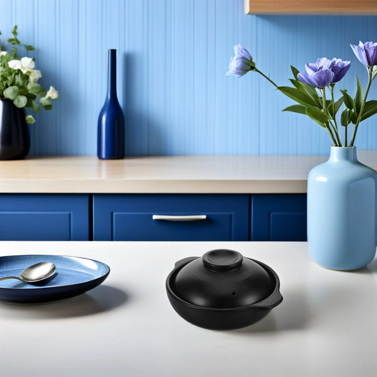 Ceramic Crock 600ml Korean Clay Pot Traditional Earthenware Casserole for Cooking Family Meals Gatherings Travel Easy to Clean
Ceramic Crock 600ml Korean Clay Pot Traditional Earthenware Casserole for Cooking Family Meals Gatherings Travel Easy to Clean