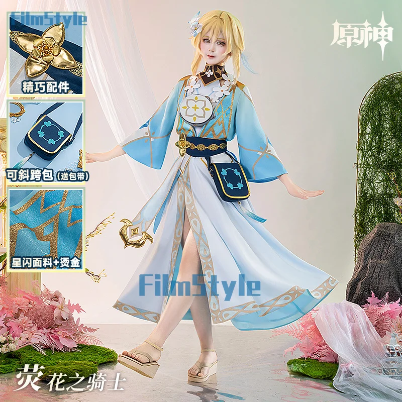 Genshin Impact Lumine Cosplay Costume The Knight of Flowers Uniform Halloween Carnival Party Christmas Play Role Clothing
Genshin Impact Lumine Cosplay Costume The Knight of Flowers Uniform Halloween Carnival Party Christmas Play Role Clothing