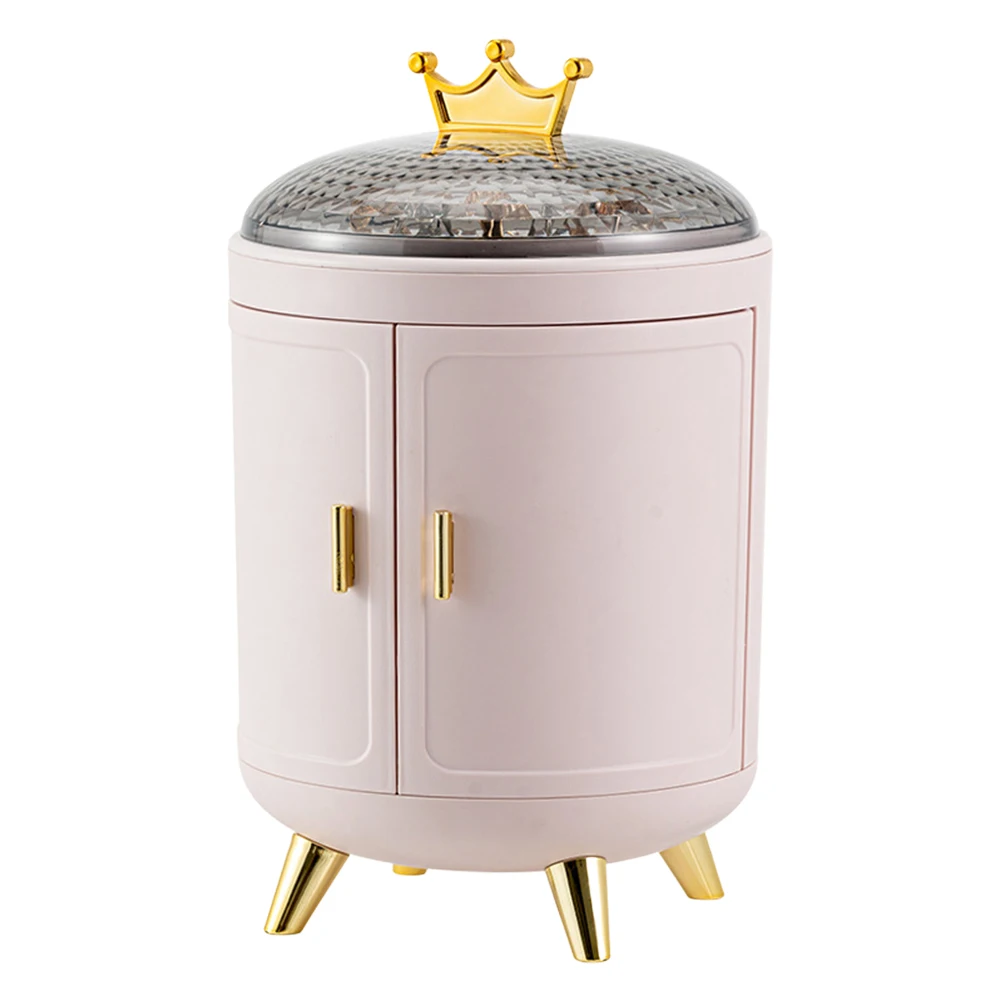 Rotating Jewelry Box Storage Earring Container Cylindrical Necklace Case Desktop Decor Large Capacity Durable Material Perfect
Rotating Jewelry Box Storage Earring Container Cylindrical Necklace Case Desktop Decor Large Capacity Durable Material Perfect