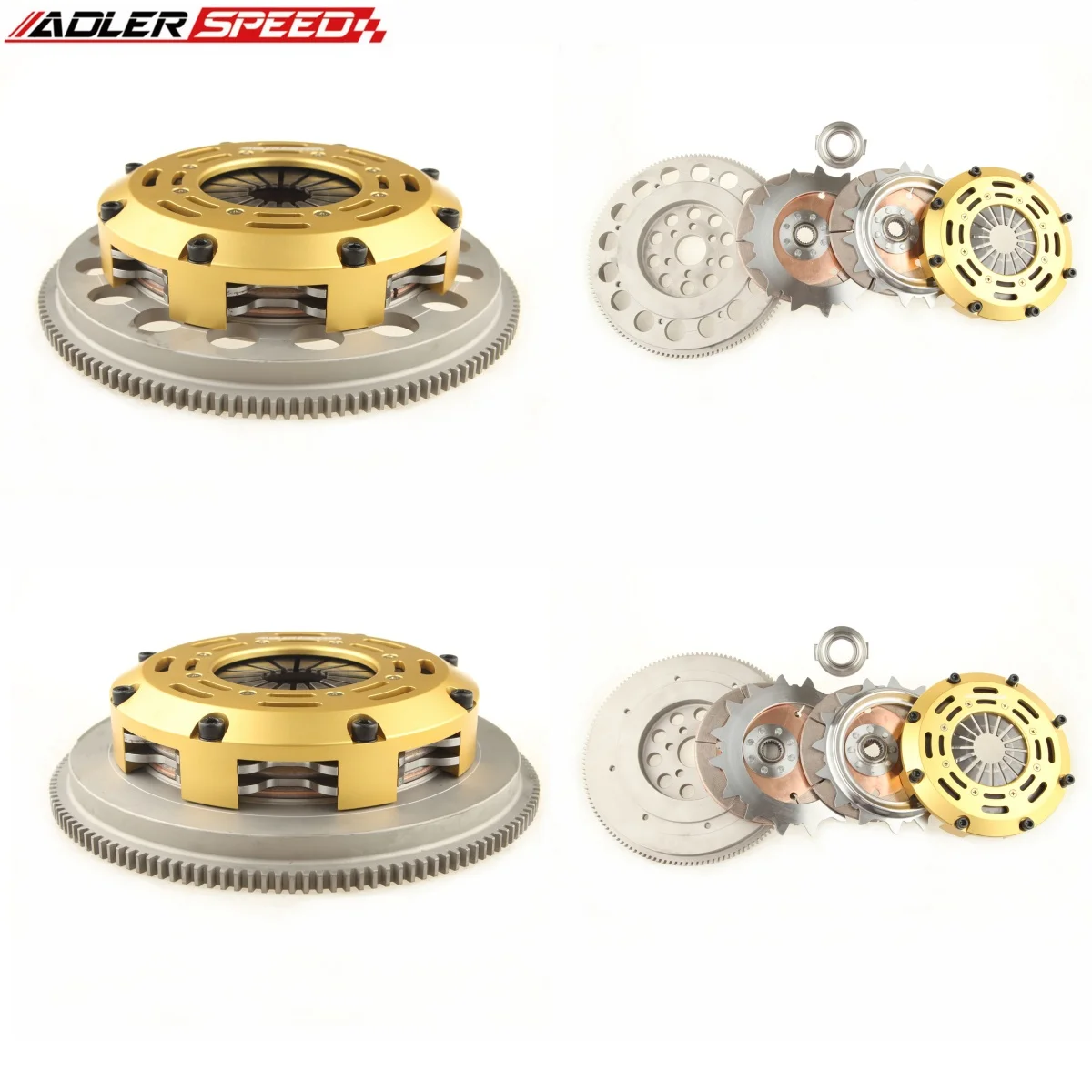 ADLERSPEED Racing Clutch Twin Disc Clutch Kit Medium WT/ Standard WT For 1997-2005 Audi A4; A4 Quattro/VW Passa 1.8T B5 B6
ADLERSPEED Racing Clutch Twin Disc Clutch Kit Medium WT/ Standard WT For 1997-2005 Audi A4; A4 Quattro/VW Passa 1.8T B5 B6