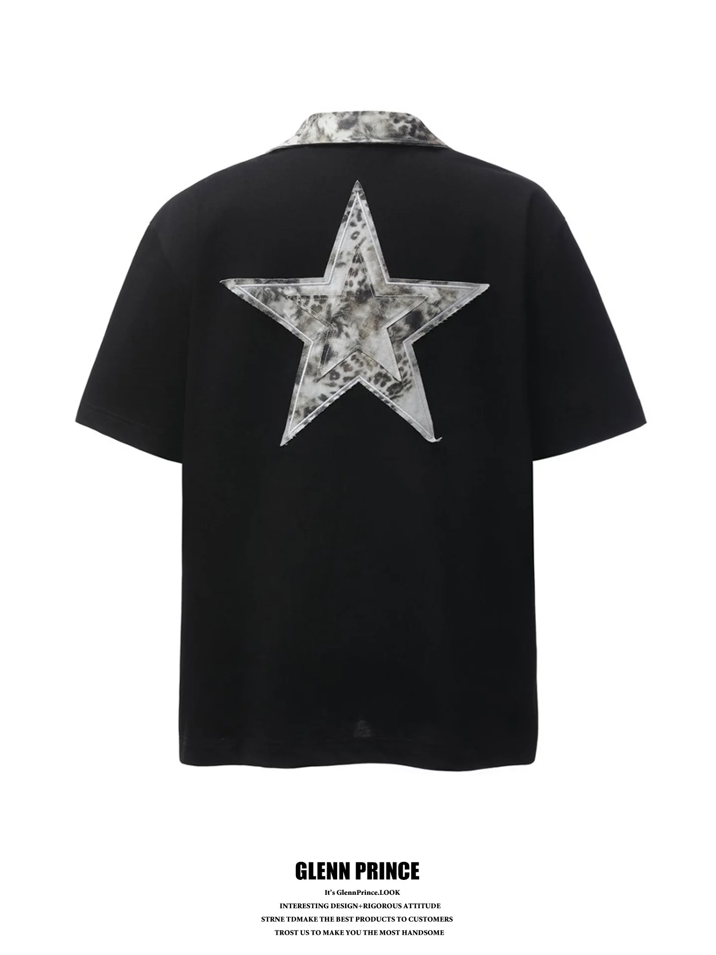 Loose Fit Star Patchwork Shirt Short Sleeve Men's Trendy Brand T-Shirt Breathable Comfortable Polyester Cotton Blend Sum...
Loose Fit Star Patchwork Shirt Short Sleeve Men's Trendy Brand T-Shirt Breathable Comfortable Polyester Cotton Blend Sum...