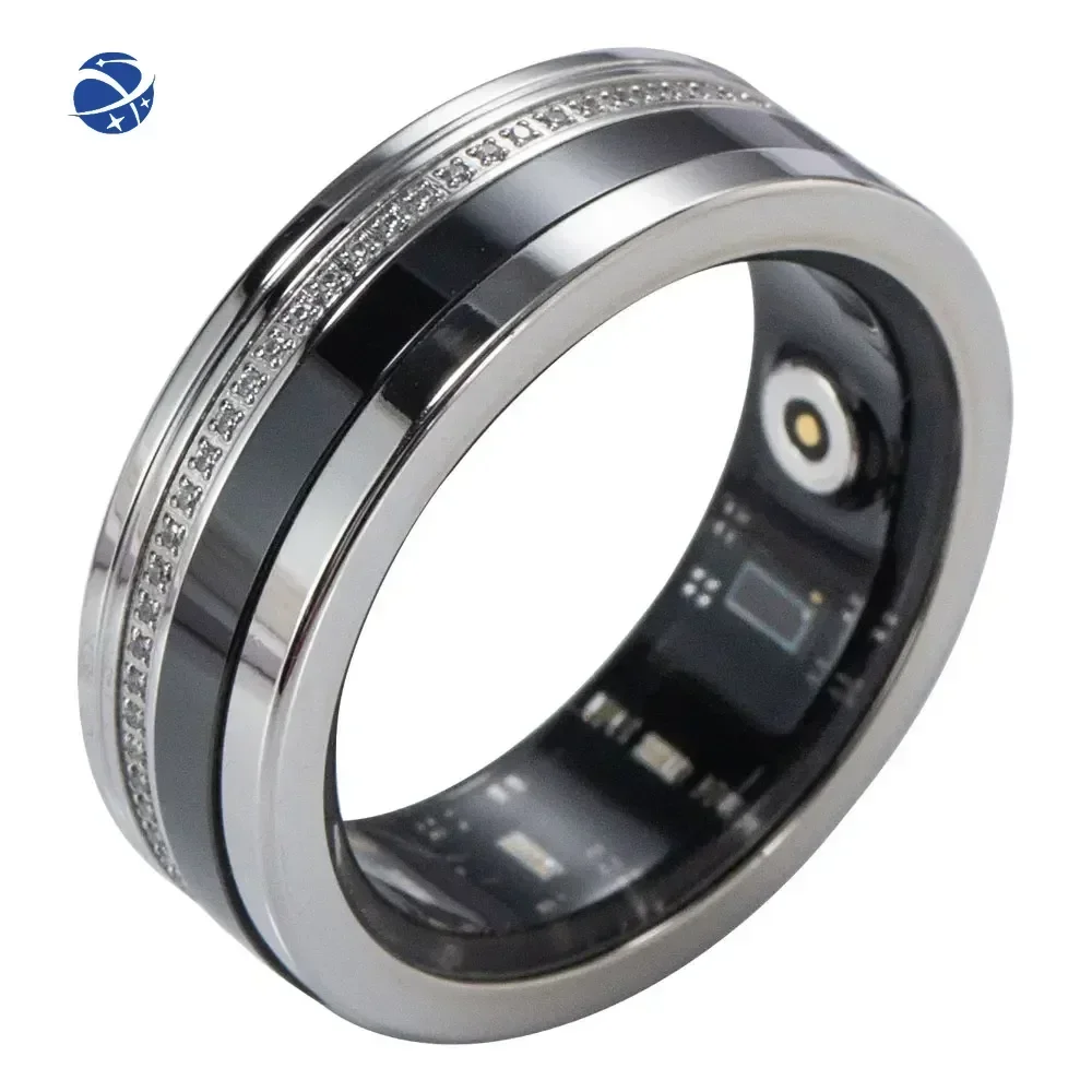 YYHC-crystal ceramic stainless steel Innovative electronics Smart Ring with blood oxygen heart rate pedometer ca
YYHC-crystal ceramic stainless steel Innovative electronics Smart Ring with blood oxygen heart rate pedometer ca
