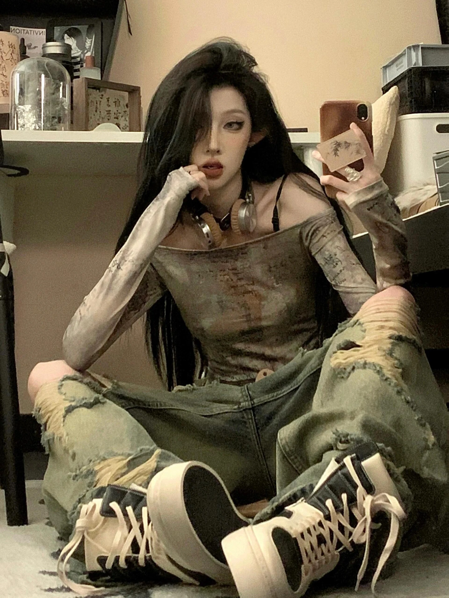 Waed Vintage Hole Denim Jeans Women Summer Thin American High Street OOTD Matching Pants Street Sexy Poor Girl Pants
Waed Vintage Hole Denim Jeans Women Summer Thin American High Street OOTD Matching Pants Street Sexy Poor Girl Pants