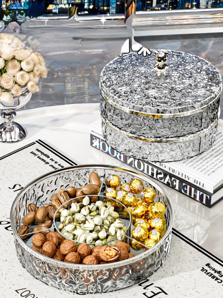 2024 New Fruit Snacks Display Plate Light Luxury High-end Dried Fruit Plate Storage Box
2024 New Fruit Snacks Display Plate Light Luxury High-end Dried Fruit Plate Storage Box