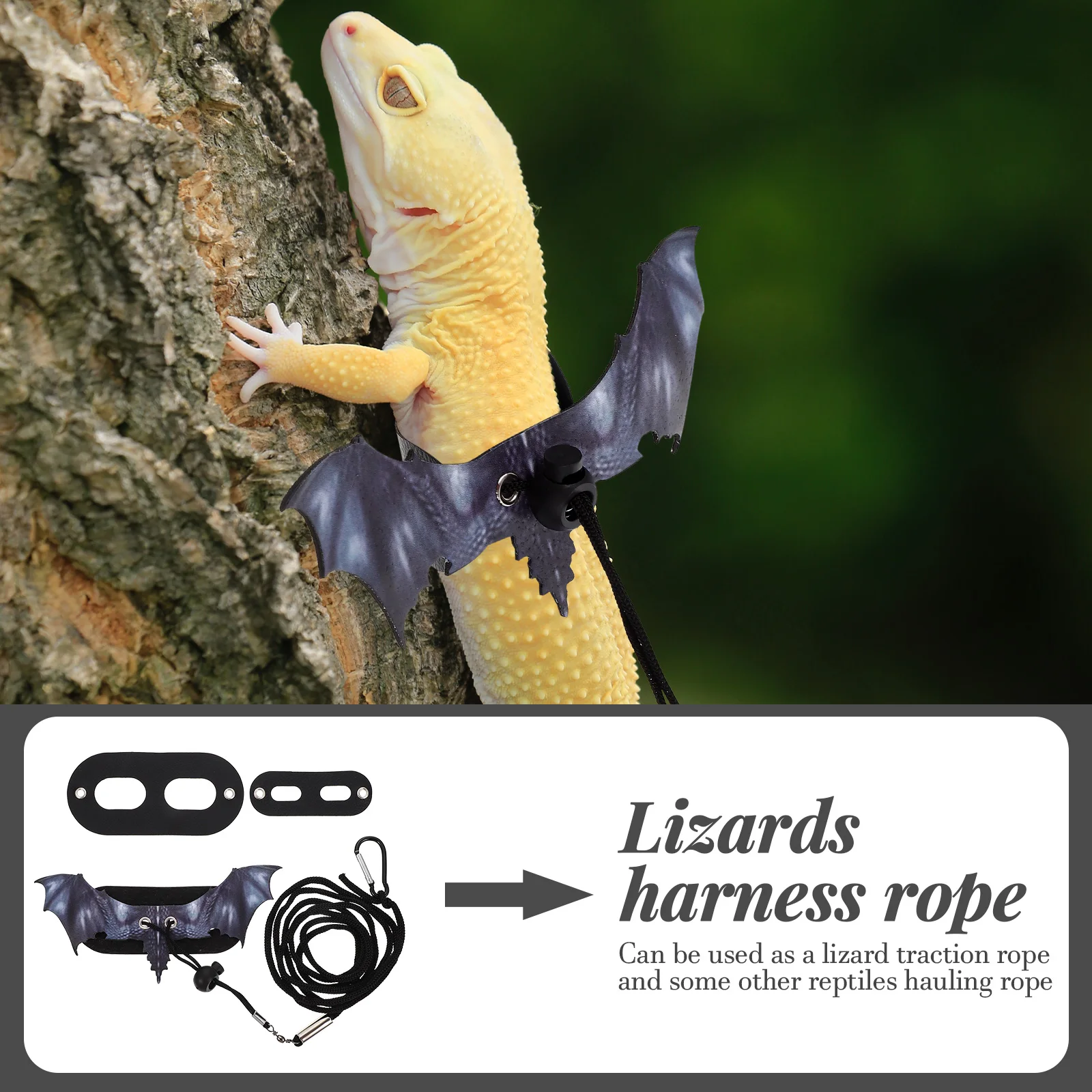 1 set Pet Leash for Lizards Reptiles Bearded Dragon Outdoor Harness Rope Reptile Traction Strap Lizard Pulling Cable
1 set Pet Leash for Lizards Reptiles Bearded Dragon Outdoor Harness Rope Reptile Traction Strap Lizard Pulling Cable