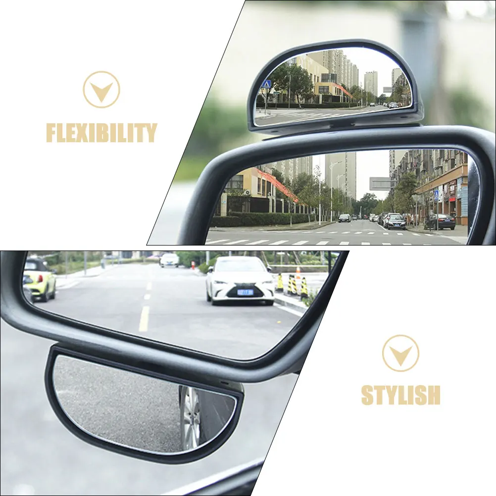 2 Pcs Mirror Convex Wide Angle Rear View Mirrors Car Spots Blind-spot Glass for Cars
2 Pcs Mirror Convex Wide Angle Rear View Mirrors Car Spots Blind-spot Glass for Cars