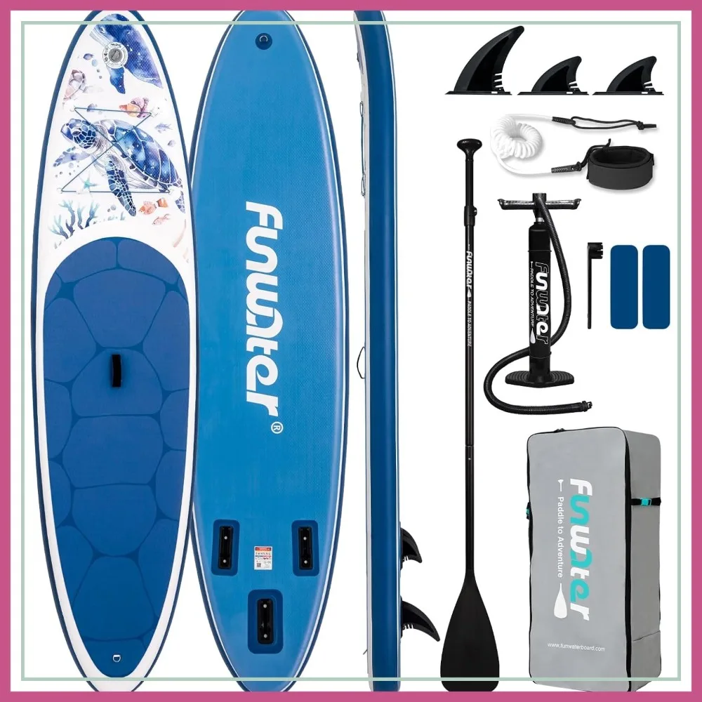 Ultra-Light Inflatable Stand Up Paddle Board with SUP Accessories for All Skill Levels
Ultra-Light Inflatable Stand Up Paddle Board with SUP Accessories for All Skill Levels