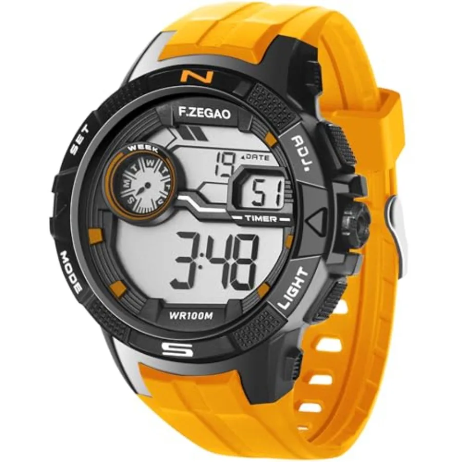 Waterproof Watch for Swimming 10ATM, Military Watches for Men Sports Outdoor Surf, Tactics Multi Function Date LED Alarm Stopwa
Waterproof Watch for Swimming 10ATM, Military Watches for Men Sports Outdoor Surf, Tactics Multi Function Date LED Alarm Stopwa