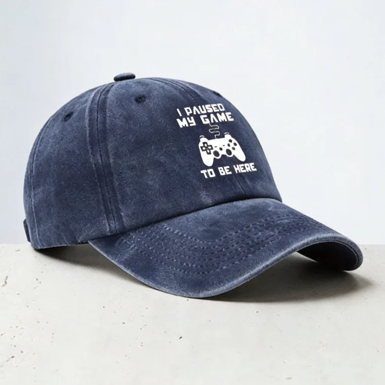 I Paused My Game To Be Here Baseball Cap men women fashion Washed Denim Hat Unisex Adjustable sports hats
I Paused My Game To Be Here Baseball Cap men women fashion Washed Denim Hat Unisex Adjustable sports hats