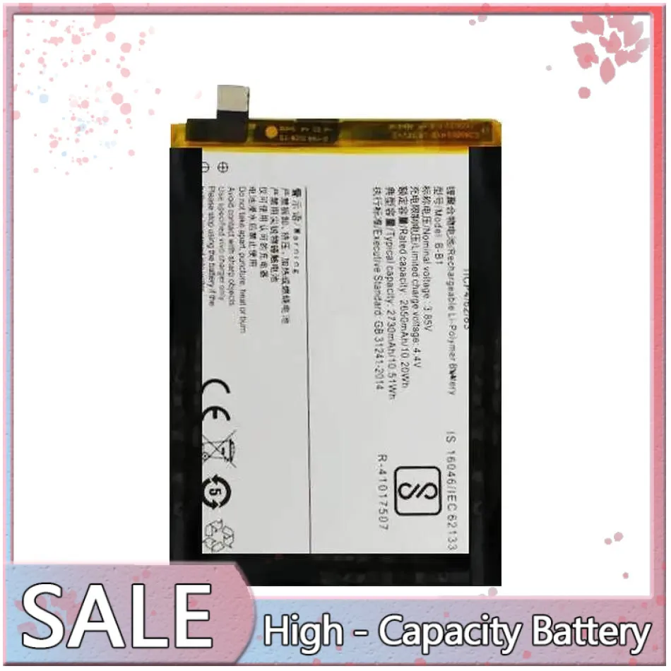Long Lasting Mobile Phone Battery For Vivo Y55 Y55A Y55L 2730Mah B-B1
Long Lasting Mobile Phone Battery For Vivo Y55 Y55A Y55L 2730Mah B-B1