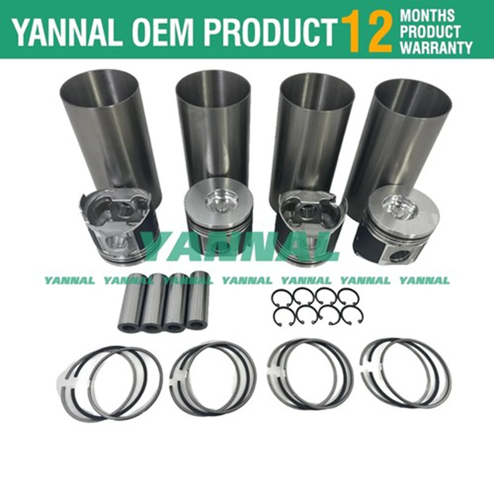 4TNE84 4TNE84T Cylinder Liner Kit for Yanmar Engine for John Deere 6675 990 4500
4TNE84 4TNE84T Cylinder Liner Kit for Yanmar Engine for John Deere 6675 990 4500
