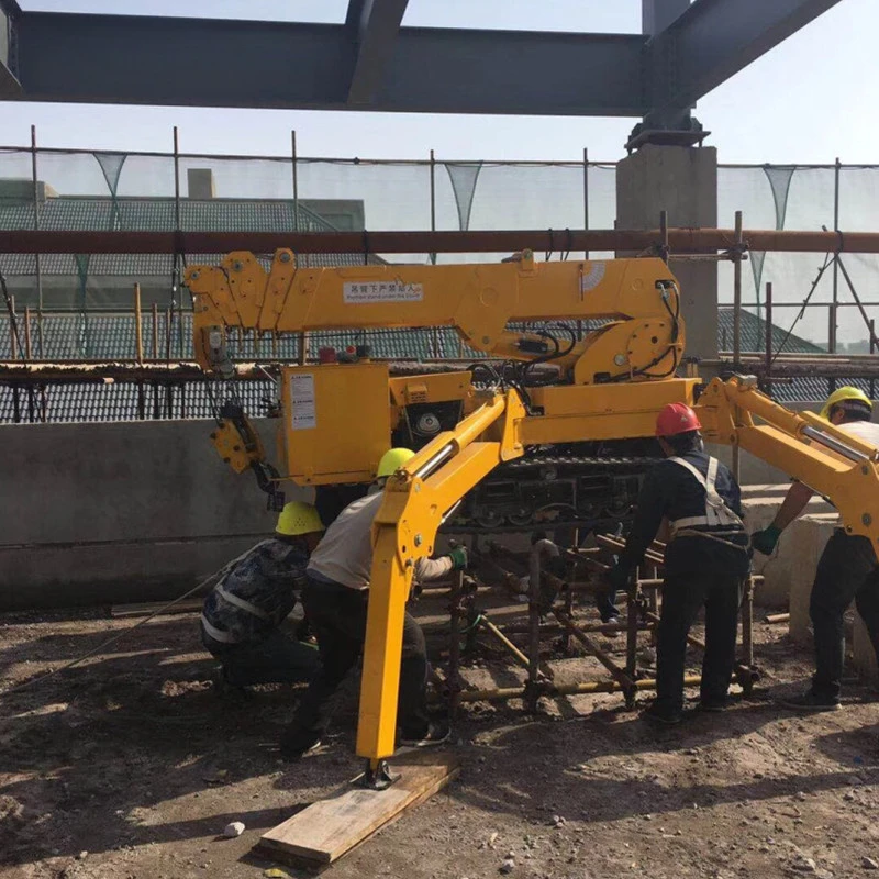 Mini Construction Spider Lifting Crane Telescopic Swing Boom CE Standard Diesel Small Crawler Mini Spider Crane Long Arm Fly Jib
Mini Construction Spider Lifting Crane Telescopic Swing Boom CE Standard Diesel Small Crawler Mini Spider Crane Long Arm Fly Jib