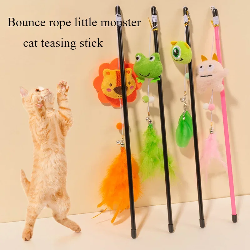Plush Monster Pendant Cat Teasing Stick Plastic Cat Teasing Stick Cat Scratch Bite Resistant Toy
Plush Monster Pendant Cat Teasing Stick Plastic Cat Teasing Stick Cat Scratch Bite Resistant Toy