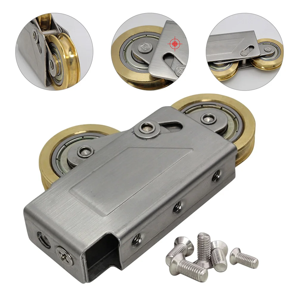 Dual Copper Wheel Stainless Steel Door Pulley Sliding Mute Roller Bearing Glass Aluminum Cabinet Hardwarewindow Sliding Pulley
Dual Copper Wheel Stainless Steel Door Pulley Sliding Mute Roller Bearing Glass Aluminum Cabinet Hardwarewindow Sliding Pulley