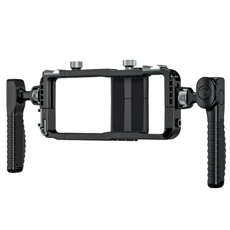 Video Rig For Smartphone Universal Design With 67Mm Filter Adapter Handles Phone Cage Included
Video Rig For Smartphone Universal Design With 67Mm Filter Adapter Handles Phone Cage Included