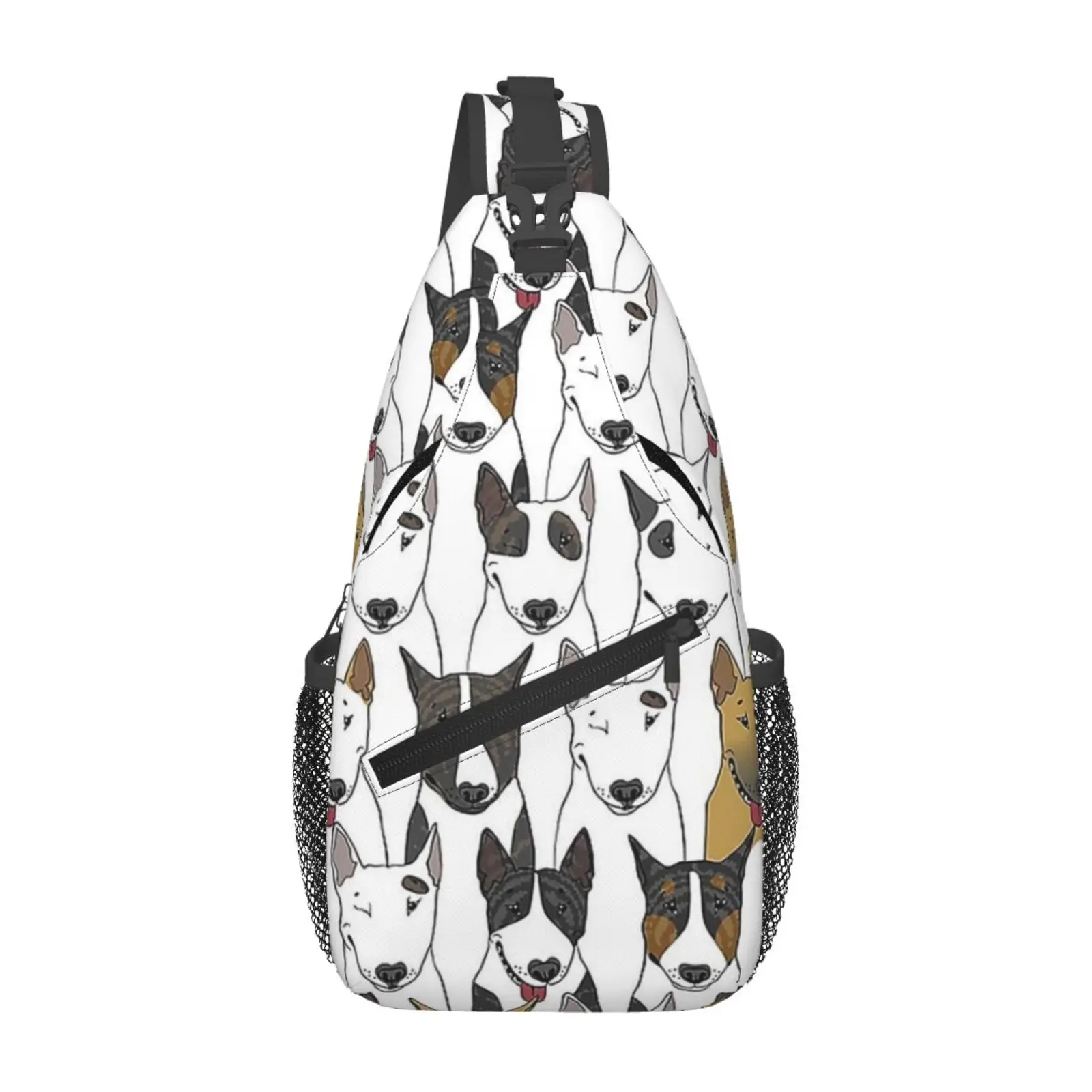 English Bull Terrier Dog Pattern Outdoor Sling Backpack Crossbody Chest Bag Daypack for Hiking Travel Unisex Chest Bag Daypack
English Bull Terrier Dog Pattern Outdoor Sling Backpack Crossbody Chest Bag Daypack for Hiking Travel Unisex Chest Bag Daypack