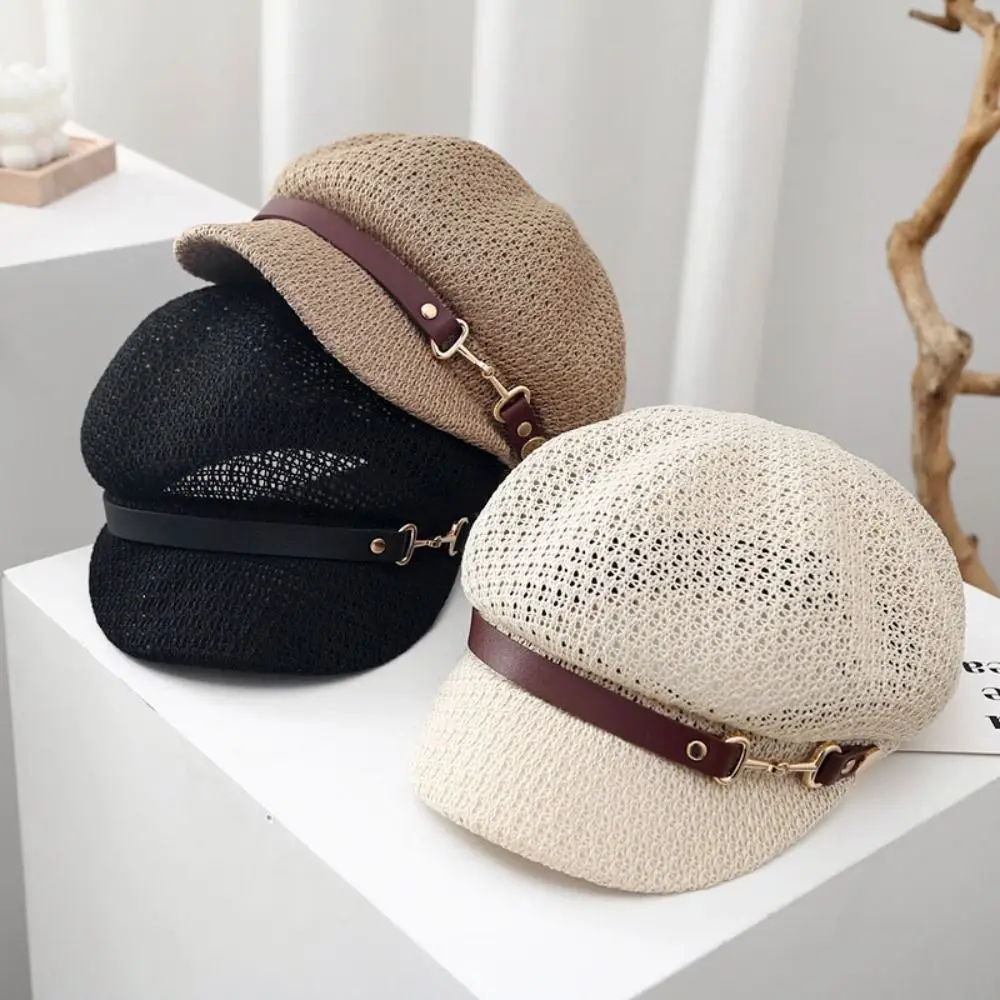 Casual PU Hollow Weave Beret Newsboy Cap Artist Hat Octagonal Hat Korean Style Painter Cap Painter Hat Streetwear
Casual PU Hollow Weave Beret Newsboy Cap Artist Hat Octagonal Hat Korean Style Painter Cap Painter Hat Streetwear