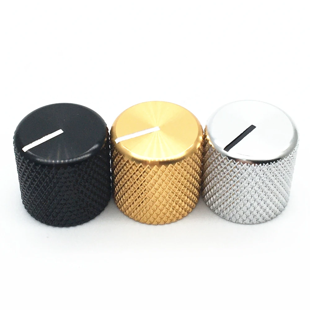 1PCS Guitar Knobs Aluminum Alloy Potentiometer Control Knob Volume Audio Electric Guitar Bass Knob Screw Type 18 x 18mm (d*h)
1PCS Guitar Knobs Aluminum Alloy Potentiometer Control Knob Volume Audio Electric Guitar Bass Knob Screw Type 18 x 18mm (d*h)