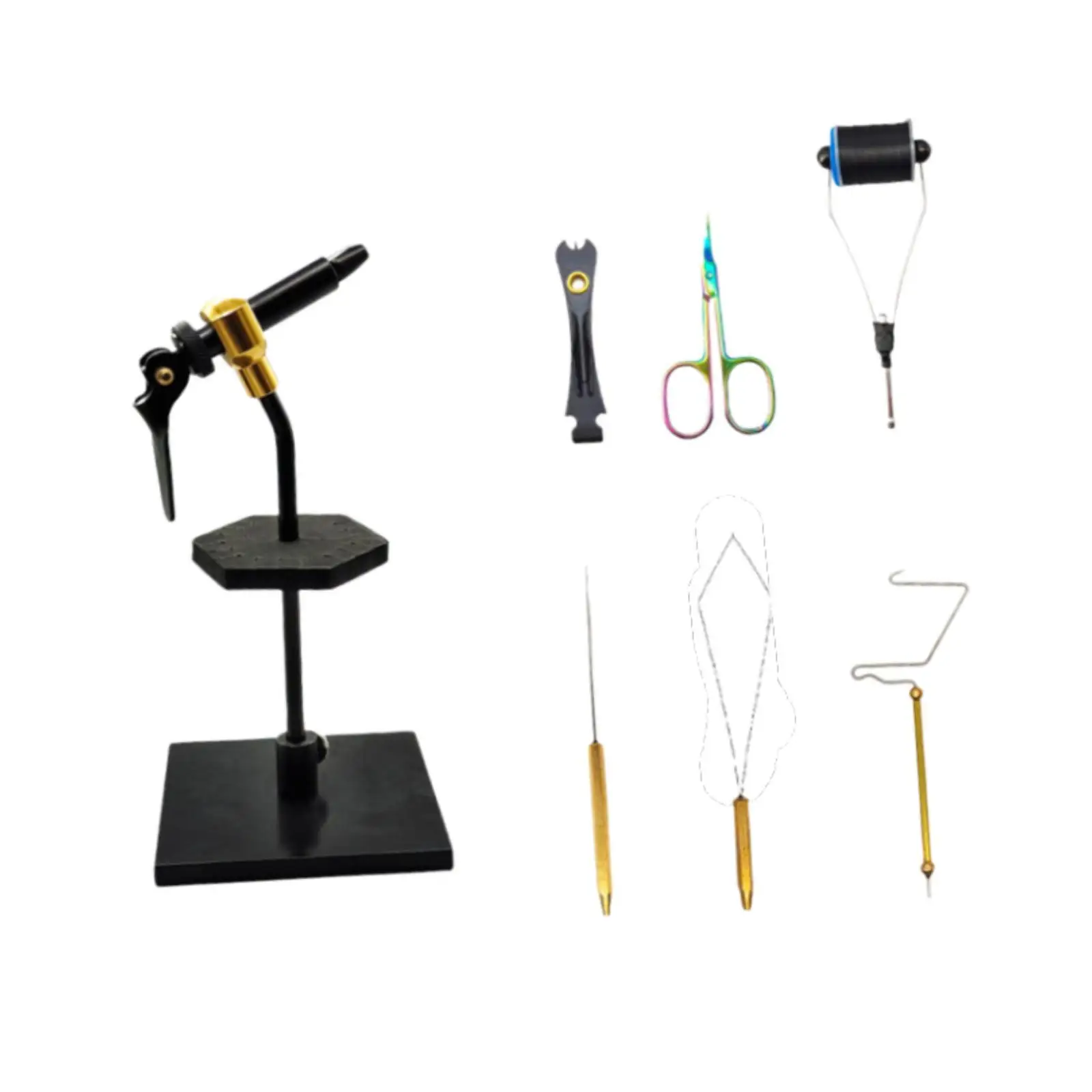 Flying Fishing Tying Vise Set for Lure Making Accessories Universal Design
Flying Fishing Tying Vise Set for Lure Making Accessories Universal Design