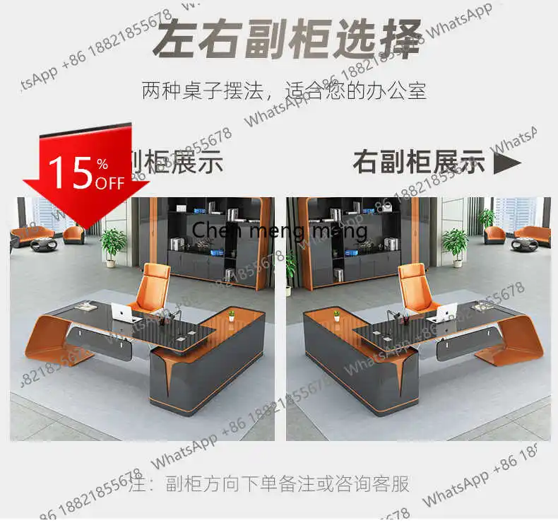 Q181 Executive Light Luxury Office Desk In Stock Designer Storage Organizer Computer Desks L Shaped Quality Bureau Meuble Furnit
Q181 Executive Light Luxury Office Desk In Stock Designer Storage Organizer Computer Desks L Shaped Quality Bureau Meuble Furnit