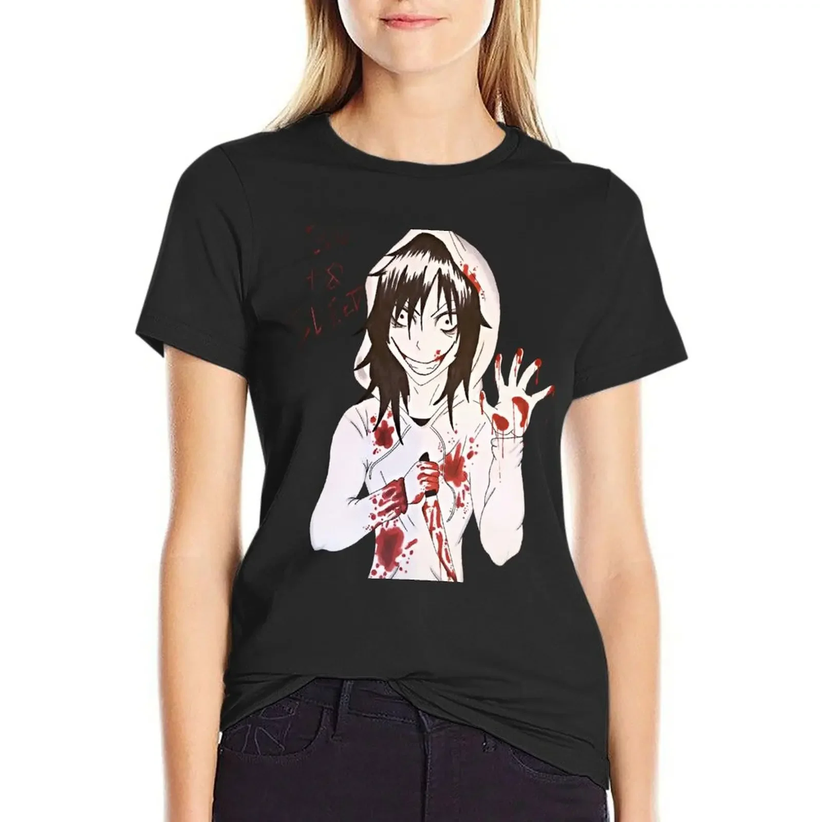 jeff the killer 2 T-Shirt tees quick-drying quick drying shirts graphic tees Woman clothes
jeff the killer 2 T-Shirt tees quick-drying quick drying shirts graphic tees Woman clothes